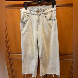 BDG Light Wash Wide Leg Cropped Women's Jeans. Size 27